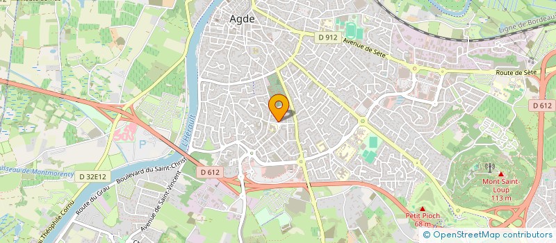 localisation de l'entreprise MADAME TANIA FRENEAT  AGDE