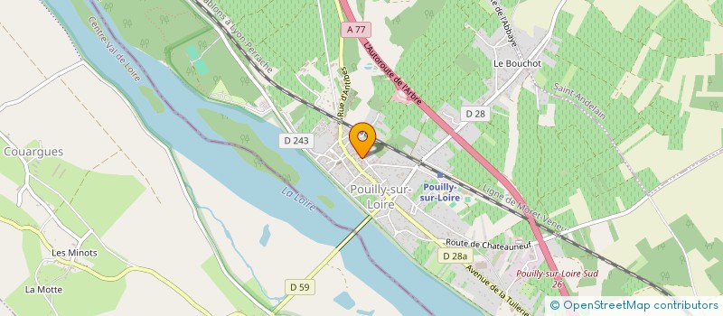 localisation de l'entreprise MADAME TANIA GERVASIO  POUILLY-SUR-LOIRE
