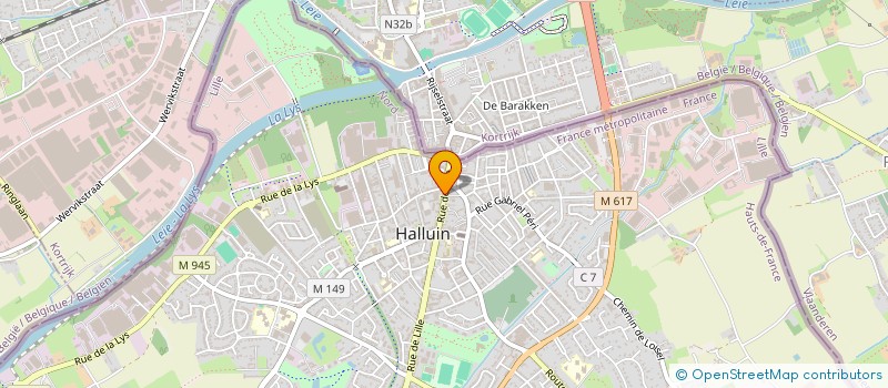 localisation de l'entreprise MADAME TANIA GRANDE HOYOS  HALLUIN