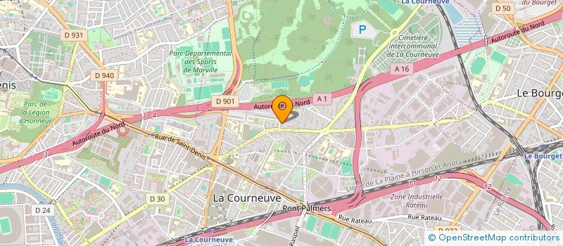 localisation de l'entreprise MADAME TANIA HAMADY à LA COURNEUVE