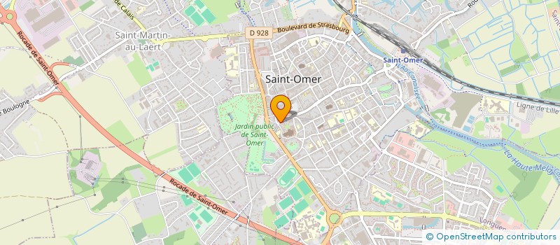 localisation de l'entreprise MADAME TANIA HERLEN  SAINT-OMER