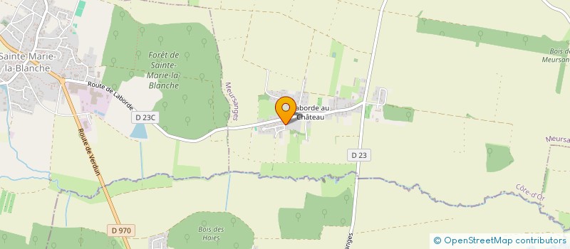 localisation de l'entreprise MADAME TANIA HOFFMANN  MEURSANGES