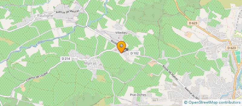 localisation de l'entreprise MADAME TANIA HUMBERT  MALRAS