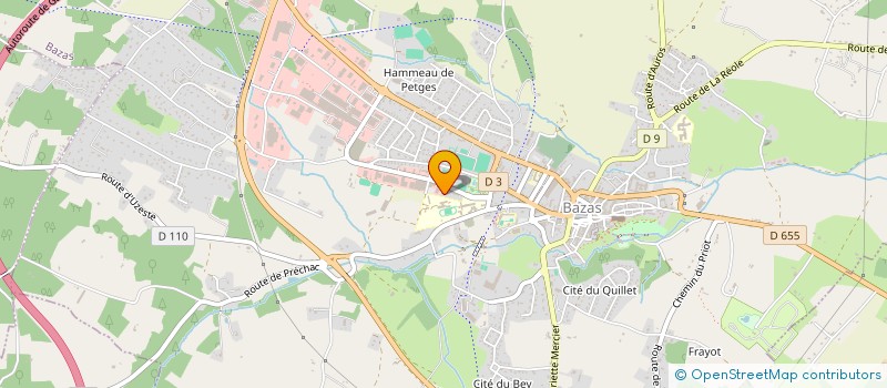 localisation de l'entreprise MADAME TANIA INGRAND  BAZAS