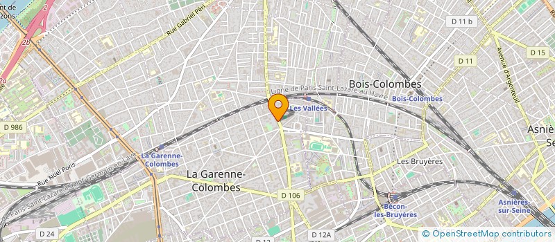 localisation de l'entreprise MADAME TANIA KASEYA à LA GARENNE-COLOMBES