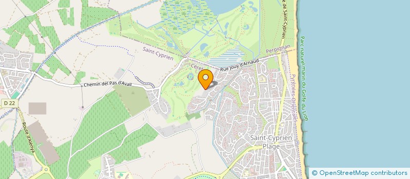 localisation de l'entreprise MADAME TANIA KESSENS à SAINT-CYPRIEN