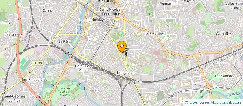 localisation de l'entreprise MADAME TANIA KOMENAN à LE MANS