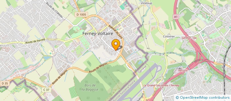 localisation de l'entreprise MADAME TANIA LAURENT à FERNEY-VOLTAIRE