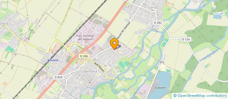 localisation de l'entreprise MADAME TANIA MARCOTTE  BENFELD