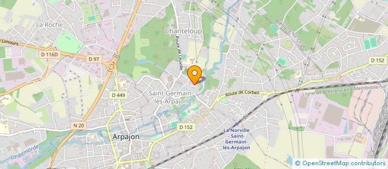 localisation de l'entreprise MADAME TANIA MATOS RIBEIRO à SAINT-GERMAIN-LES-ARPAJON
