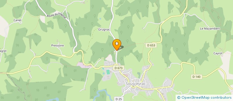 localisation de l'entreprise MADAME TANIA MILH  SOUSCEYRAC-EN-QUERCY