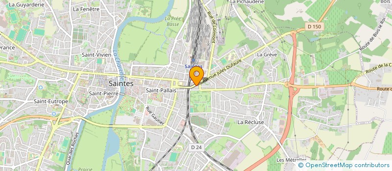 localisation de l'entreprise MADAME TANIA MILLE  SAINTES