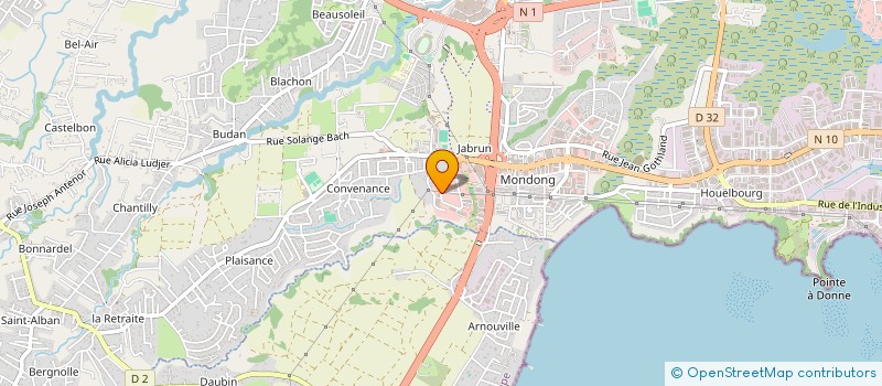 localisation de l'entreprise MADAME TANIA MOUGIN PETRIS  BAIE-MAHAULT