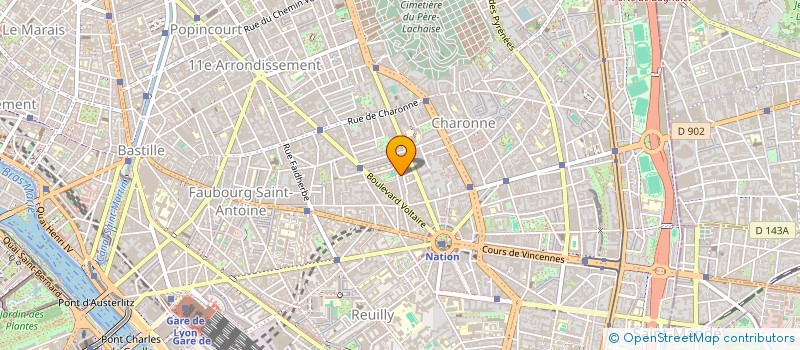 localisation de l'entreprise MADAME TANIA NATHAN  PARIS