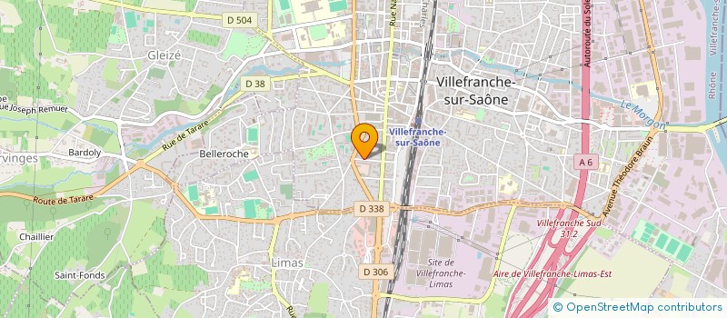 localisation de l'entreprise MADAME TANIA PEREZ à VILLEFRANCHE-SUR-SAONE