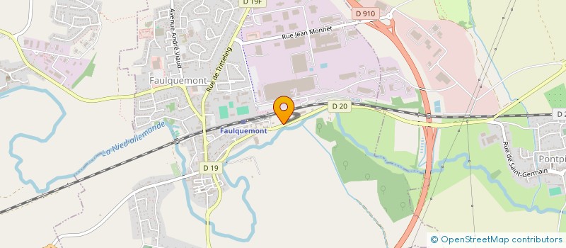 localisation de l'entreprise MADAME TANIA PILMES  FAULQUEMONT