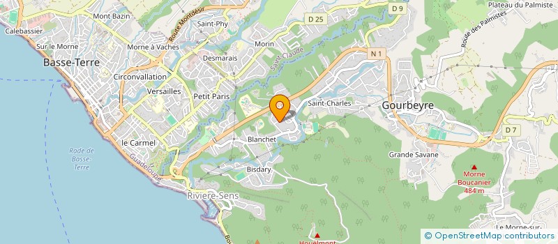 localisation de l'entreprise MADAME TANIA REGIS  GOURBEYRE