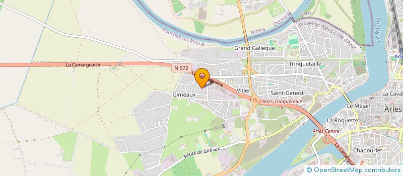 localisation de l'entreprise MADAME TANIA REYES  ARLES