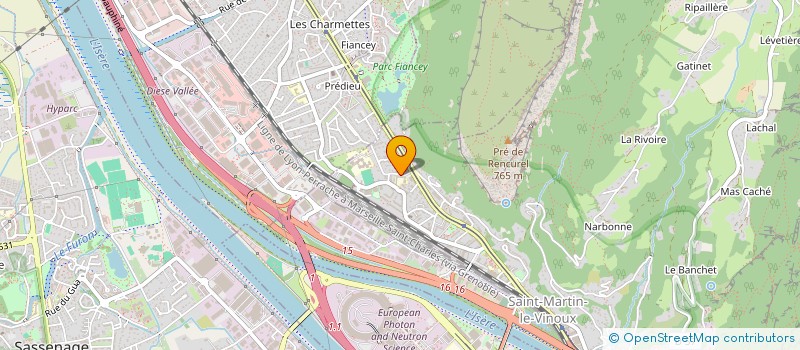 localisation de l'entreprise MADAME TANIA RIVIERA  SAINT-MARTIN-LE-VINOUX