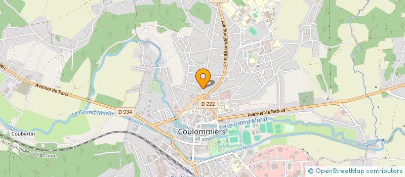 localisation de l'entreprise MADAME TANIA RODRIGUES  COULOMMIERS