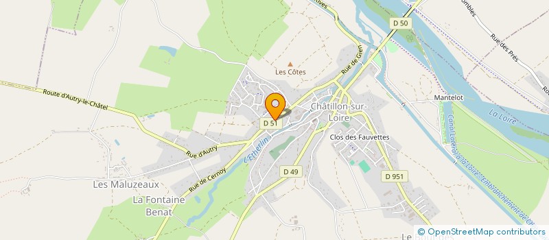 localisation de l'entreprise MADAME TANIA ROMAND à CHATILLON-SUR-LOIRE