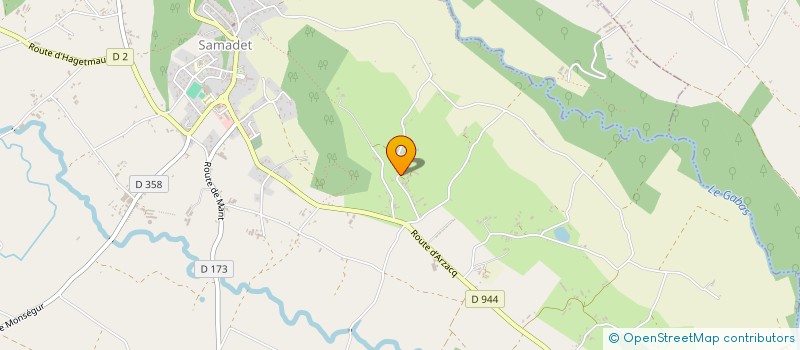 localisation de l'entreprise MADAME TANIA ROSARIO DA SILVA  SAMADET