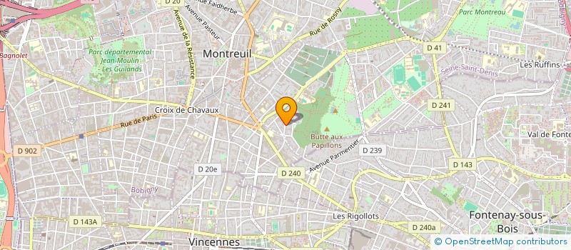 localisation de l'entreprise MADAME TANIA SADEGHIAN à MONTREUIL