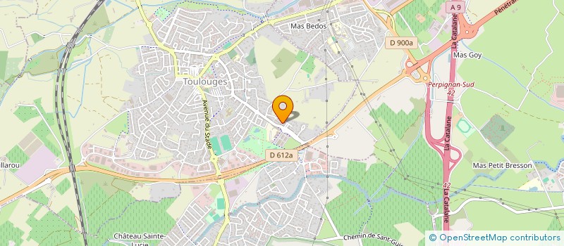 localisation de l'entreprise MADAME TANIA SARGES GONCALVES  TOULOUGES