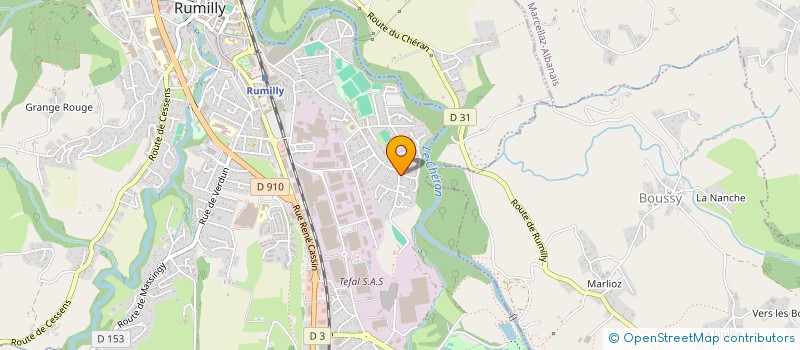 localisation de l'entreprise MADAME TANIA SCHLEIFFER  RUMILLY