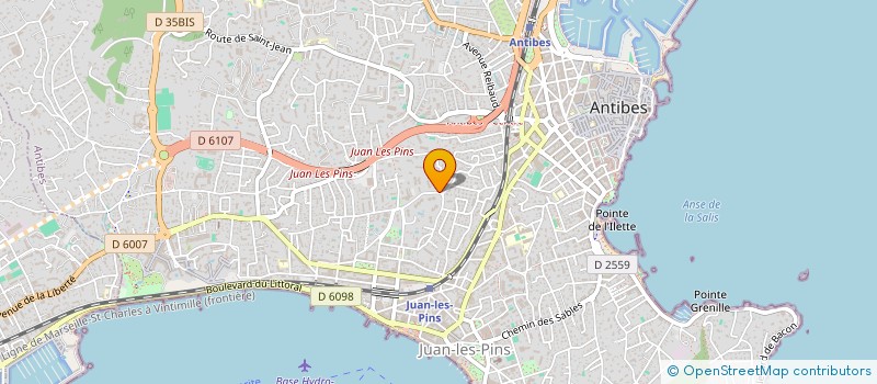 localisation de l'entreprise MADAME TANIA SCHULZE-WECHSUNGEN  ANTIBES