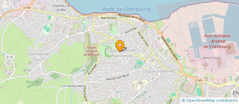 localisation de l'entreprise MADAME TANIA SOFIA PEREIRA DIAS  CHERBOURG-EN-COTENTIN