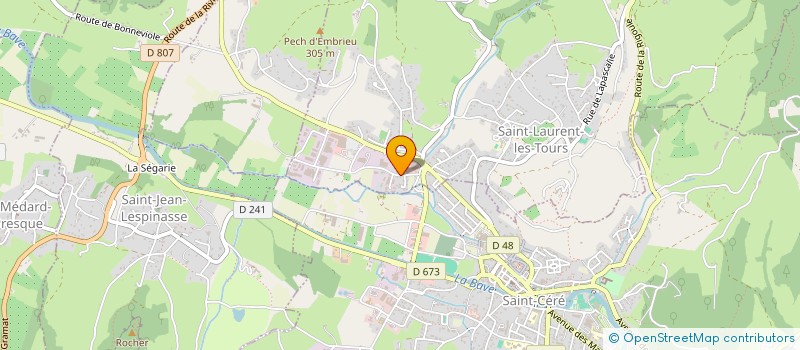 localisation de l'entreprise MADAME TANIA TRAPATEAU  SAINT-LAURENT-LES-TOURS