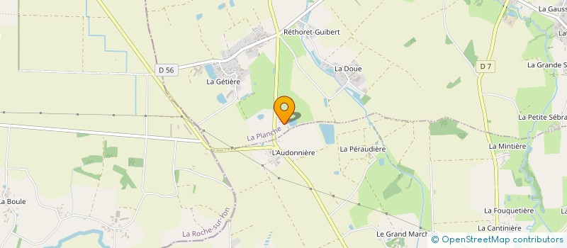 localisation de l'entreprise MADAME TANIA TRIBALLEAU  PLANCHE (LA)