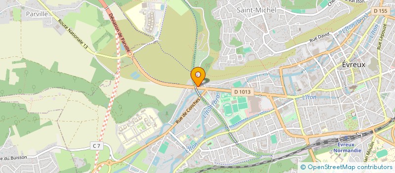 localisation de l'entreprise MADAME TANIA URMINE HERVAL à EVREUX