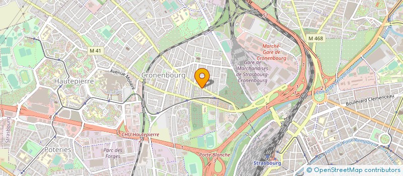 localisation de l'entreprise MADAME TANIA WEISS  STRASBOURG