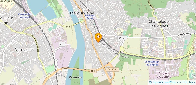 localisation de l'entreprise MADAME TANIA ZERDOK  TRIEL-SUR-SEINE