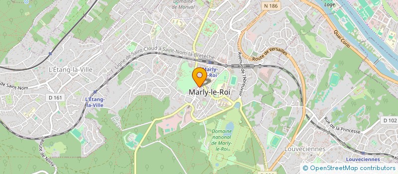 localisation de l'entreprise MADAME TANINA ALILECHE  MARLY-LE-ROI