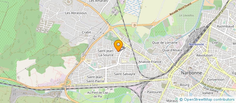 localisation de l'entreprise MADAME TANINA MAZOUNI à NARBONNE