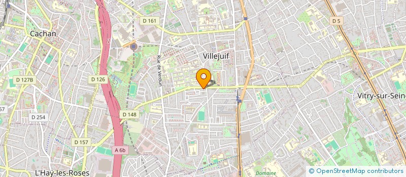 localisation de l'entreprise MADAME TANINA SLAIM à VILLEJUIF