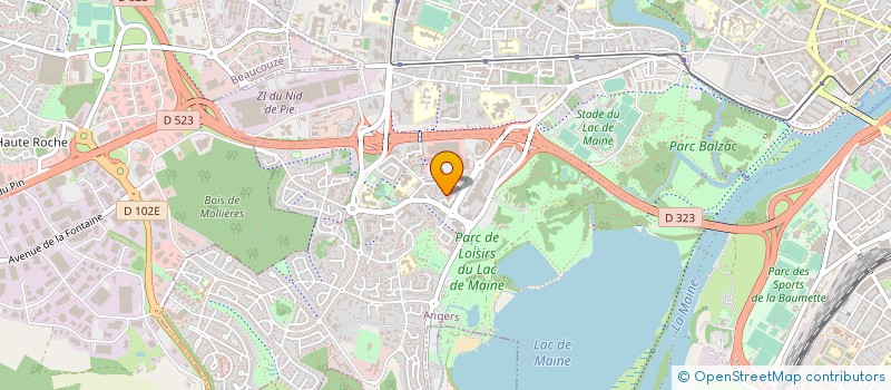 localisation de l'entreprise MADAME TANISSIA LECOMTE à ANGERS