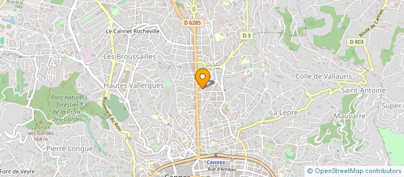 localisation de l'entreprise MADAME TANJA DESCAMPS à CANNES