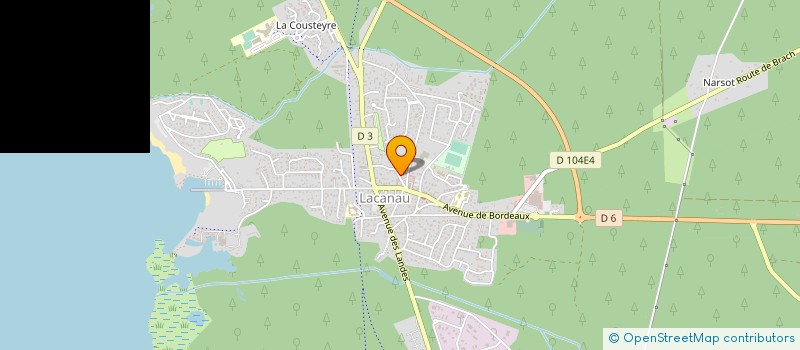 localisation de l'entreprise MADAME TANJA HOMEIER  LACANAU