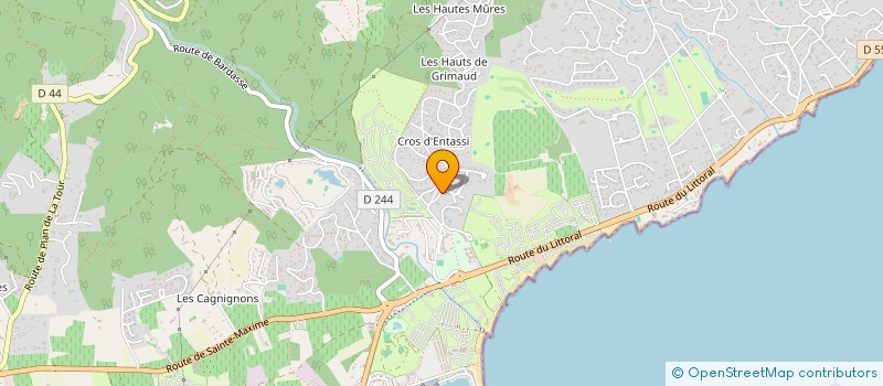localisation de l'entreprise MADAME TANJA MILOSAVLJEVIC à SAINTE-MAXIME