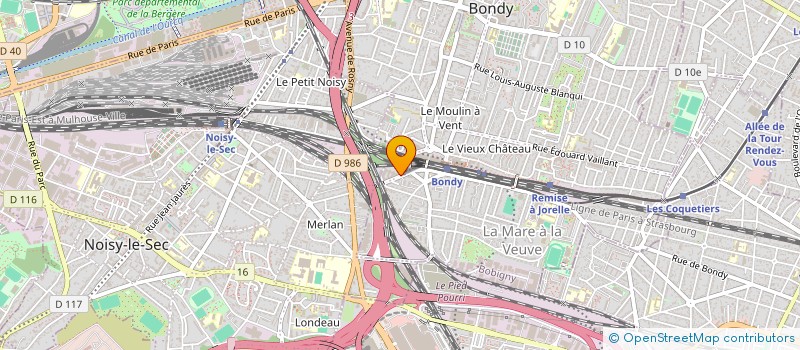 localisation de l'entreprise MADAME TANJILA KHAN  BONDY