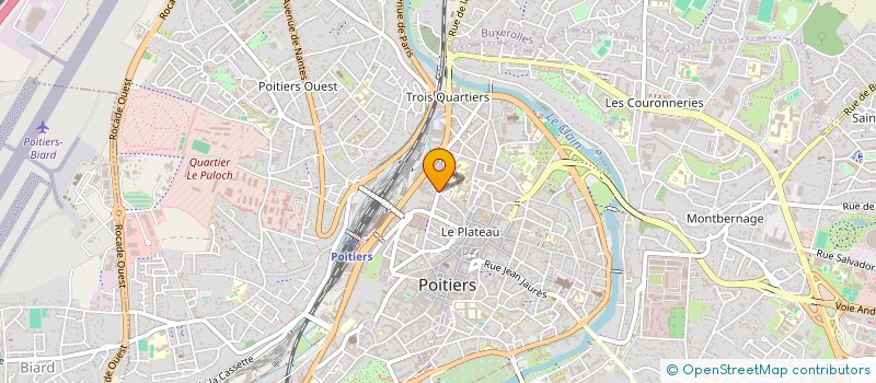 localisation de l'entreprise MADAME TANOUIN YAH  POITIERS