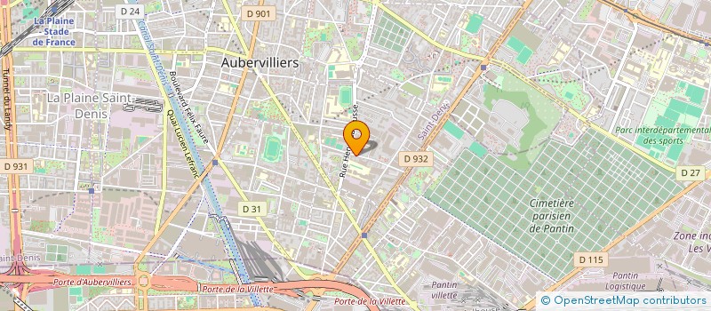 localisation de l'entreprise MADAME TANSSIM KHALFAOUI  AUBERVILLIERS