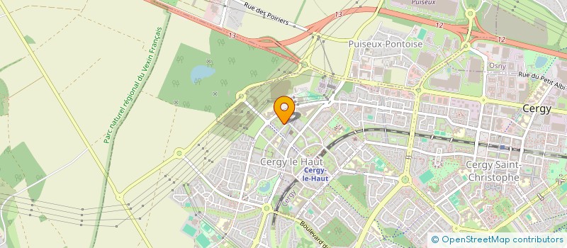 localisation de l'entreprise MADAME TANTA TANASIE  CERGY