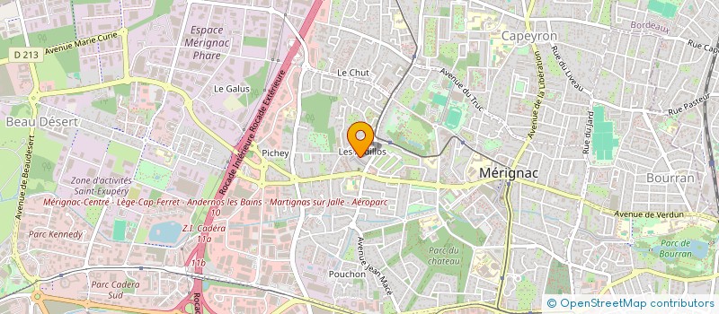 localisation de l'entreprise MADAME TANTELY RANARISON  MERIGNAC