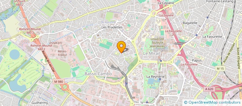 localisation de l'entreprise MADAME TANYA ACHIROU  TOULOUSE