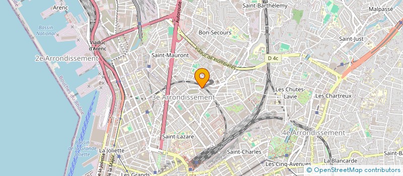 localisation de l'entreprise MADAME TANYA AIT MOHAND  MARSEILLE 3EME